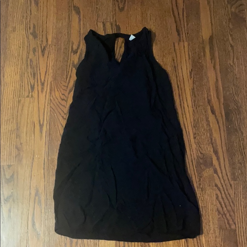 Old Navy black v-neck mini dress- size small